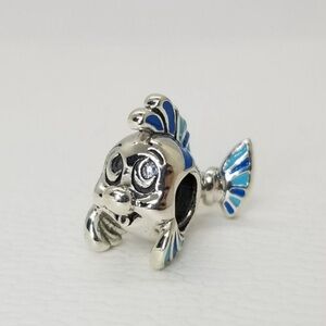 Disney little mermaid flounder Ariel fish charm fits pandora​